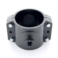 Врезка монтажная Unidelta зажим-В 110 x 1/2" 4 болта, для труб ПНД полипропилен PP-B