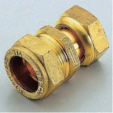Муфта обжим с накидной гайкой TIEMME 15х1/2"