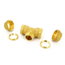 Тройник обжим-Н TIEMME 25х3/4"х25