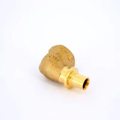 Угол надвижной В бронзовый REHAU 16x1/2"