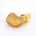 Угол надвижной В бронзовый REHAU 16x1/2"