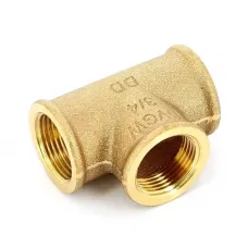 Тройник В 3/4" бронза