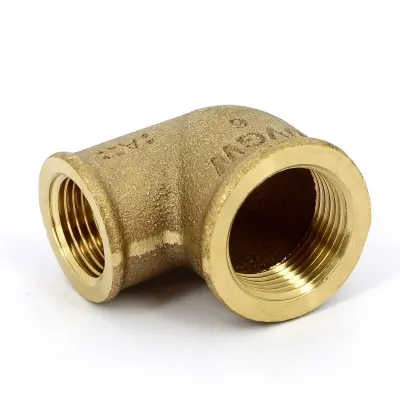 Угол ВВ 3/4" x 1/2" бронза