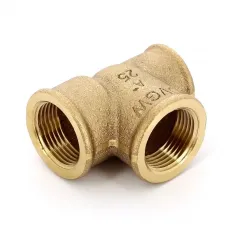 Тройник В 3/4" x 3/4" x 1/2" бронза