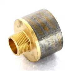 Переходник круглый НВ 3/4" x 11/2" бронза