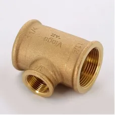 Тройник В 1"1/4 x 3/4" x 1"1/4  бронза