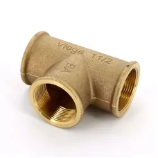 Тройник В 1"1/2 бронза