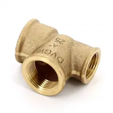 Тройник В 3/4" x 3/4" x 1/2" бронза