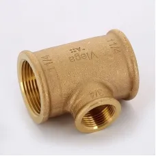 Тройник В 1"1/4 x 3/4" x 1"1/4  бронза