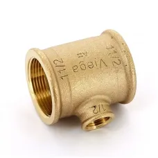 Тройник В 1"1/2 x 1/2" x 1"1/2  бронза