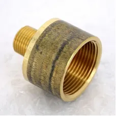 Переходник круглый НВ 1/2" x 11/4" бронза