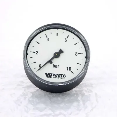 Манометр аксиальный F+R100 1/4" 63 мм WATTS Ind 10 бар