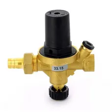 Клапан подпиточный В со штуцером ALD с гнездом для манометра WATTS Ind 1/2"