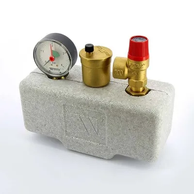 Группа безопасности котла KSG 30 ISO стальная с теплоизоляцией WATTS Ind 1" 3 бар 50 кВт