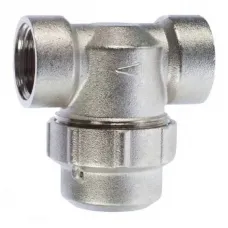 Фильтр механической очистки TIM JT-1010 прямой 1/2" гайка-гайка, латунный