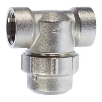 Фильтр механической очистки TIM JT-1010 прямой 1/2" гайка-гайка, латунный