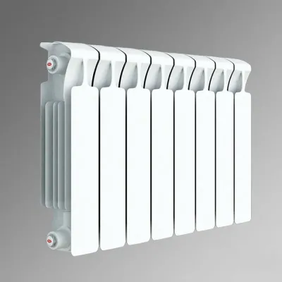 Радиатор биметаллический Rifar Monolit 350/100 10 секций нижнее правое подключение
