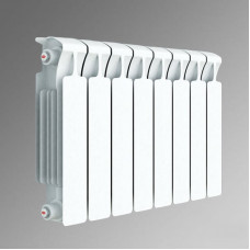 Радиатор биметаллический Rifar Monolit 500/100 14 секций нижнее правое подключение