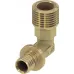 Уголок соединительный с ниппелем TECEflex, латунь 20 x R 3/4"