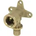 Уголок с настенным креплением TECEflex, латунь 16 x Rp 1/2"