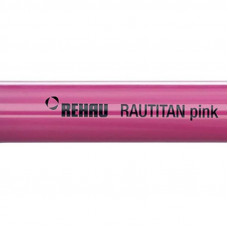 Труба полиэтиленовая с кислородным барьером PE-Xa/EVAL RAUTITAN pink REHAU 16х2,2 бухта 120 м