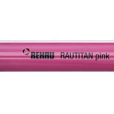 Труба полиэтиленовая с кислородным барьером PE-Xa/EVAL RAUTITAN pink REHAU 16х2,2 бухта 120 м