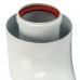 Stout SCA-6010-000090 элемент дымохода отвод коаксиальный 90° Ø60/100, п/м уплотнения и хомут в комплекте