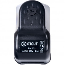 Stout SCS-0001-000012 Реле давления для водоснабжения PM12G, 3-12 бар,1/4", с накидной гайкой