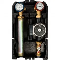 Stout SDG-0001-002502 Насосная группа с прямым контуром 1" с насосом Grundfos UPSO 25-65 в теплоизоляции, 35kW[DT10°C]