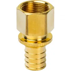 Stout SFA-0002-002534 Переходник с внутренней резьбой 25xRp 3/4" для труб из сшитого полиэтилена аксиальный  