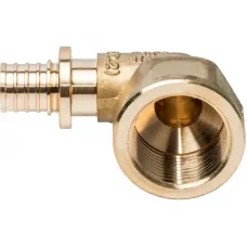Stout SFA-0006-001634 Угольник-переходник с внутренней резьбой 16xRp 3/4" для труб из сшитого полиэтилена аксиальный  