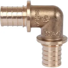 Stout SFA-0007-000032 Угольник  90° 32 для труб из сшитого полиэтилена аксиальный  