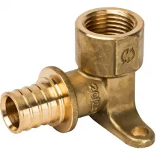 Stout SFA-0009-002012 Угольник настенный с креплением 20xRp 1/2" для труб из сшитого полиэтилена аксиальный  
