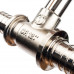 Stout SFA-0026-252520 Трубка для подкл-я радиатора, Т-образная 25/250/20 для труб из сшитого полиэтилена аксиальный