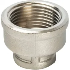 Stout SFT-0006-000138 Муфта переходная внутренняя резьба никелированная 1"X3/8" Stout SFT-0006-000138 Муфта переходная внутренняя резьба никелированная 1"X3/8"