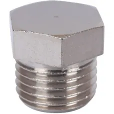 Stout SFT-0025-000014 Заглушка наружная резьба никелированная 1/4" Stout SFT-0025-000014 Заглушка наружная резьба никелированная 1/4"