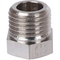 Stout SFT-0025-000014 Заглушка наружная резьба никелированная 1/4" Stout SFT-0025-000014 Заглушка наружная резьба никелированная 1/4"