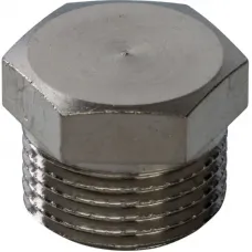 Stout SFT-0025-000038 Заглушка наружная резьба никелированная 3/8" Stout SFT-0025-000038 Заглушка наружная резьба никелированная 3/8"
