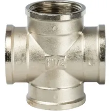 Stout SFT-0031-000112 Крестовина внутренняя резьба никелированная 1 1/2" Stout SFT-0031-000112 Крестовина внутренняя резьба никелированная 1 1/2"