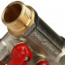 Stout SMB 6200 341202 Коллектор распределительный с шаровыми кранами 3/4"/1/2"х2 (красные ручки)