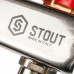 Stout SMS 0907 000002 Коллектор из нержавеющей стали в сборе с расходомерами 1"/3/4"x2