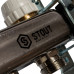 Stout SMS 0907 000005 Коллектор из нержавеющей стали в сборе с расходомерами 1"/3/4"x5
