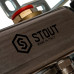 Stout SMS 0912 000007 Коллектор из нержавеющей стали в сборе без расходомеров 1"/3/4"x7