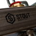 Stout SMS 0912 000008 Коллектор из нержавеющей стали в сборе без расходомеров 1"/3/4"x8