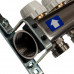 Stout SMS-0927-000005 Коллектор из нержавеющей стали с расходомерами, с клапаном вып. воздуха и сливом 1"/3/4"x5