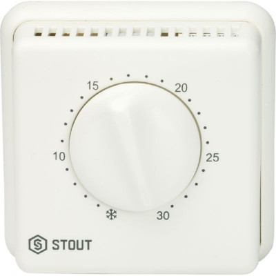 Stout STE-0001-000001 Комнатный проводные термостаты BELUX TI-N с переключателем зима-лето и светодиодом