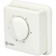 Stout STE-0001-000001 Комнатный проводные термостаты BELUX TI-N с переключателем зима-лето и светодиодом