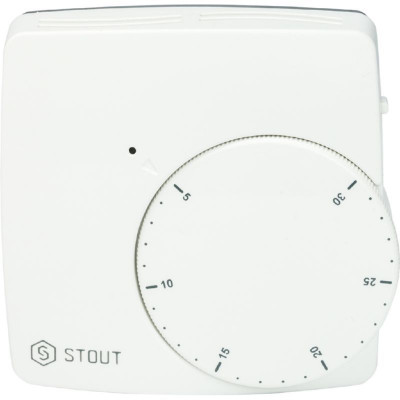 Stout STE-0002-000010 Термостат комнатный электронный WFHT-DUAL включ. дистанционный датчик «в пол» L=3 м
