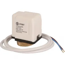Stout STE-0010-024002 Электротермический компактный сервопривод, нормально открытый, 24 В Stout STE-0010-024002 Электротермический компактный сервопривод, нормально открытый, 24 В