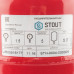 Stout STH-0004-000005 Мембранные расширительные баки для систем отопления с диафрагмой 5 л. (цвет красный)